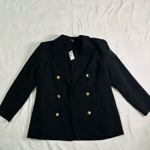 Express Tailored Black Blazer – Workwear / Office Chic – Size Large